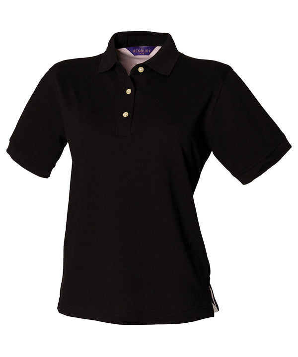 Women's classic cotton piqué polo shirt