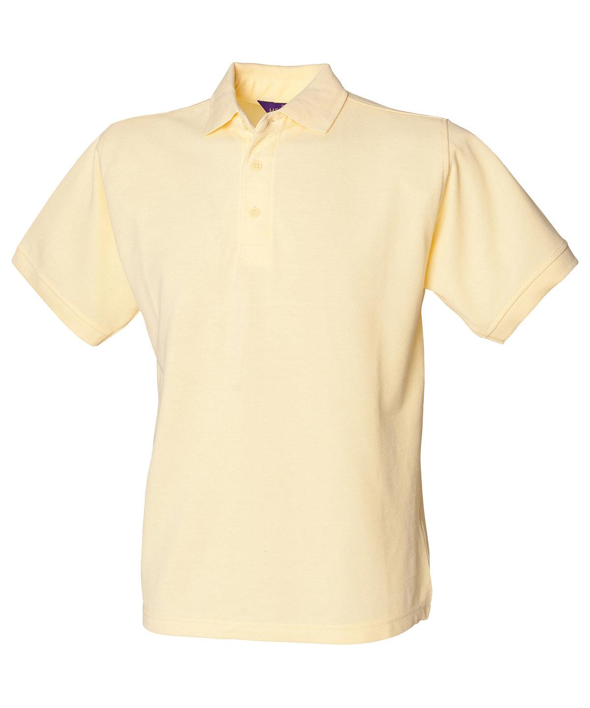 Lemon - 65/35 Classic piqué polo shirt Polos Henbury Must Haves, Plus Sizes, Polos & Casual, Raladeal - Recently Added, Safe to wash at 60 degrees, Sale, Workwear Schoolwear Centres