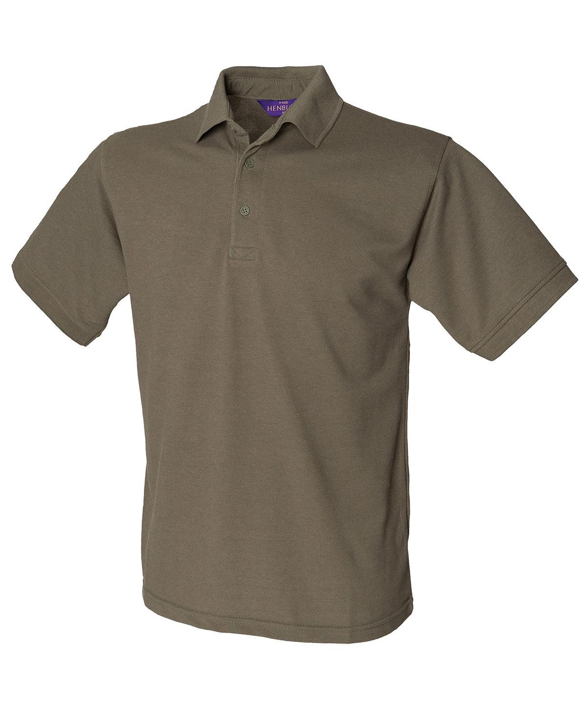 Olive - 65/35 Classic piqué polo shirt Polos Henbury Must Haves, Plus Sizes, Polos & Casual, Raladeal - Recently Added, Safe to wash at 60 degrees, Sale, Workwear Schoolwear Centres