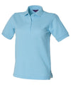 Sky - Women's 65/35 polo shirt Polos Henbury Must Haves, Plus Sizes, Polos & Casual, Raladeal - Recently Added, Safe to wash at 60 degrees, Sale, Women's Fashion Schoolwear Centres