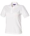 White - Women's 65/35 polo shirt Polos Henbury Must Haves, Plus Sizes, Polos & Casual, Raladeal - Recently Added, Safe to wash at 60 degrees, Sale, Women's Fashion Schoolwear Centres