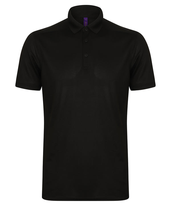 Stretch polo shirt with wicking finish (slim fit)