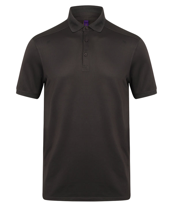 Stretch polo shirt with wicking finish (slim fit)