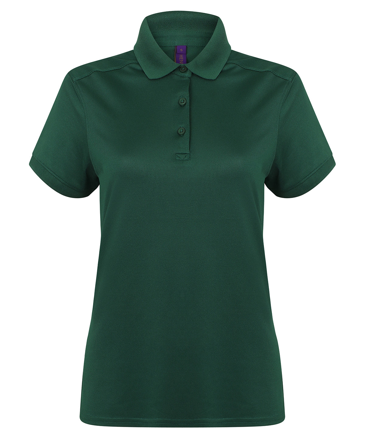 Women's stretch polo shirt with wicking finish (slim fit)