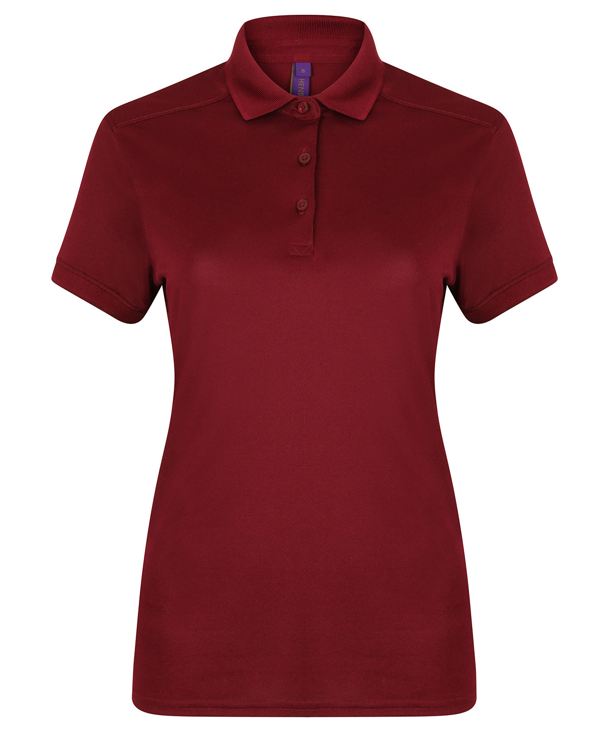 Women's stretch polo shirt with wicking finish (slim fit)