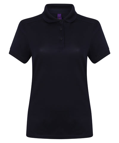 Women's stretch polo shirt with wicking finish (slim fit)