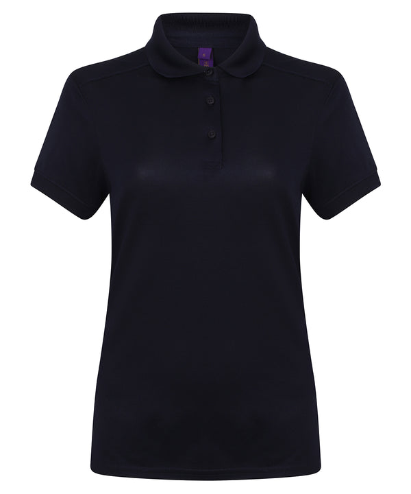 Women's stretch polo shirt with wicking finish (slim fit)