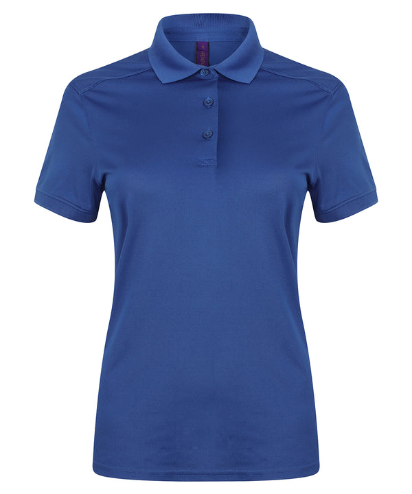 Women's stretch polo shirt with wicking finish (slim fit)