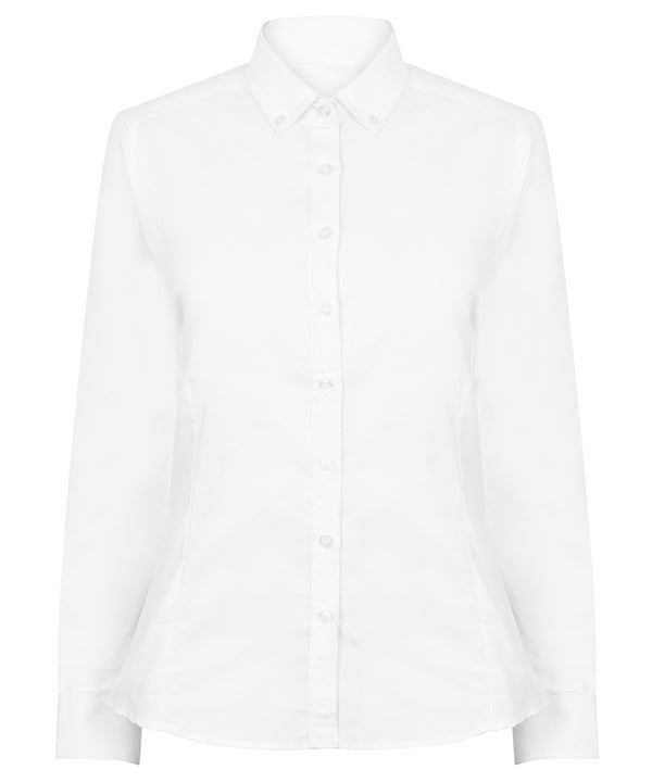 Women's modern long sleeve Oxford shirt