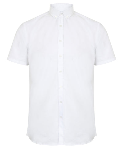 Modern short sleeve Oxford shirt