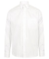 White* - Long sleeve lightweight Oxford Shirts Henbury Plus Sizes, Raladeal - Recently Added, Shirts & Blouses, Workwear Schoolwear Centres