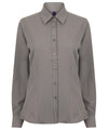 Slate Grey - Women's wicking antibacterial long sleeve shirt Shirts Henbury Plus Sizes, Raladeal - Recently Added, Shirts & Blouses, UPF Protection, Women's Fashion Schoolwear Centres