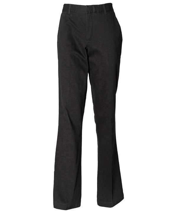 Black - Women's Teflon®-coated flat front trousers Trousers Henbury Aprons & Service, Sale, Tailoring, Trousers & Shorts, Women's Fashion, Workwear Schoolwear Centres