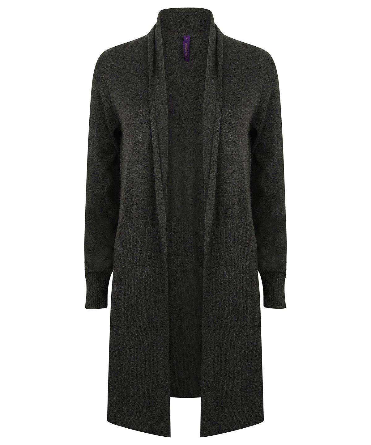 Women's longline open cardigan