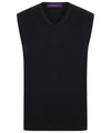 Sleeveless v-neck jumper