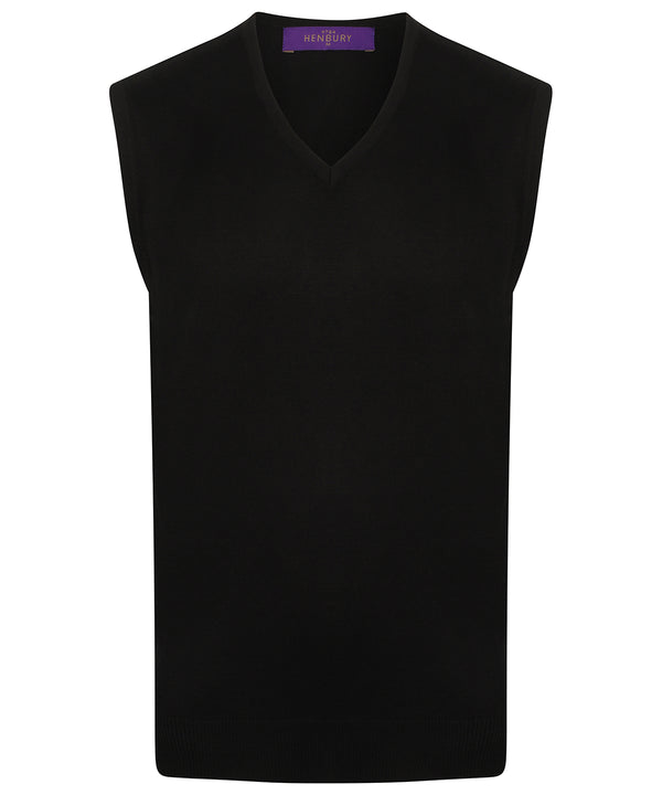 Sleeveless v-neck jumper