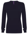 Navy - Women's crew neck jumper Knitted Jumpers Henbury Knitwear, Raladeal - Recently Added Schoolwear Centres