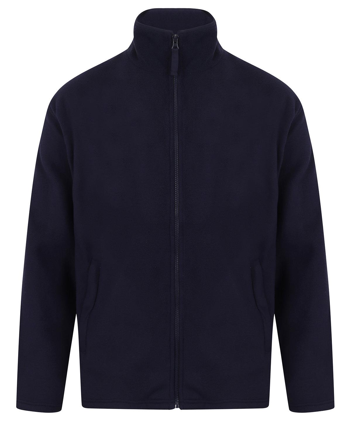 Oxford Navy* - Microfleece jacket Jackets Henbury Jackets & Coats, Jackets - Fleece, Must Haves, Plus Sizes, Sale, Working From Home, Workwear Schoolwear Centres