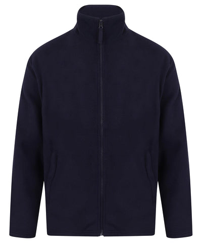 Oxford Navy* - Microfleece jacket Jackets Henbury Jackets & Coats, Jackets - Fleece, Must Haves, Plus Sizes, Sale, Working From Home, Workwear Schoolwear Centres