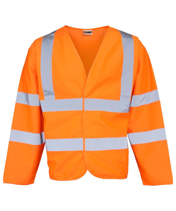 Fluorescent Orange - High visibility motorway coat Jackets Last Chance to Buy Jackets & Coats, Plus Sizes, Safetywear, Workwear Schoolwear Centres