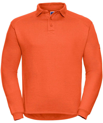 Orange - Heavy-duty collar sweatshirt Sweatshirts Russell Europe Must Haves, Plus Sizes, Polos & Casual, Safe to wash at 60 degrees, Workwear Schoolwear Centres