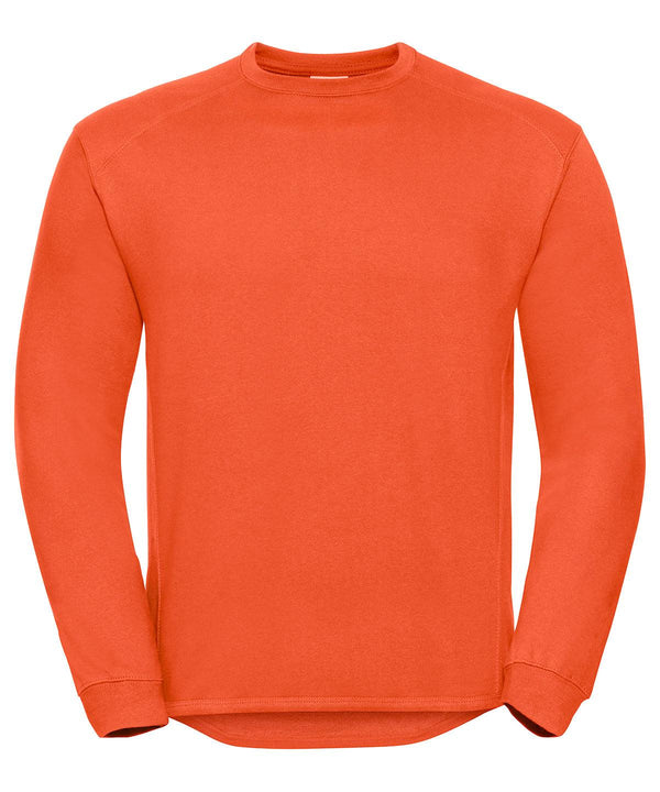 Orange - Heavy-duty crew neck sweatshirt Sweatshirts Russell Europe Must Haves, Plus Sizes, Safe to wash at 60 degrees, Sweatshirts, Workwear Schoolwear Centres