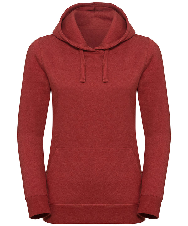 Women's authentic melange hooded sweatshirt