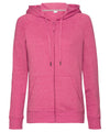 Women's HD zipped hood sweatshirt