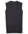 V-neck sleeveless knitted sweater