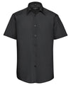 Short sleeve polycotton easycare tailored poplin shirt