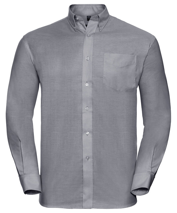 Long sleeve easycare Oxford shirt