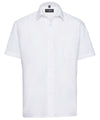 Short sleeve polycotton easycare poplin shirt