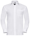 Long sleeve pure cotton easycare poplin shirt