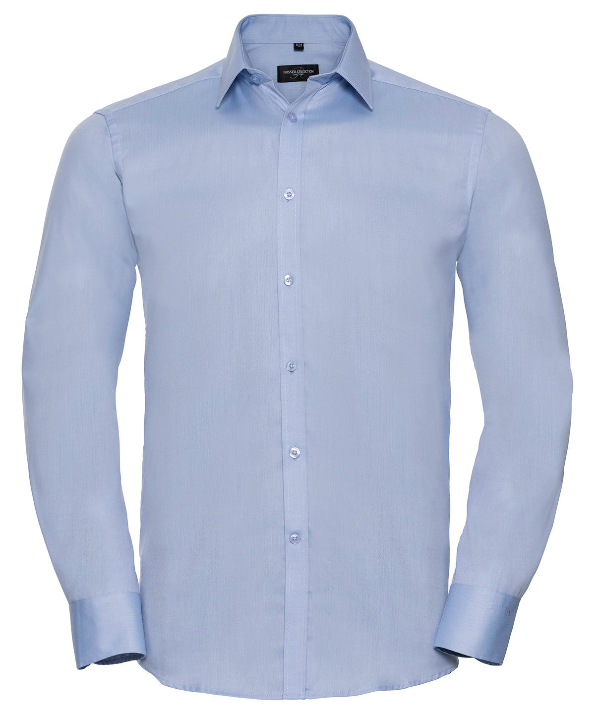 Long sleeve herringbone shirt