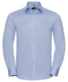 Long sleeve herringbone shirt