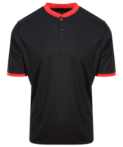 Cool stand collar sports polo