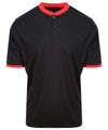 Cool stand collar sports polo