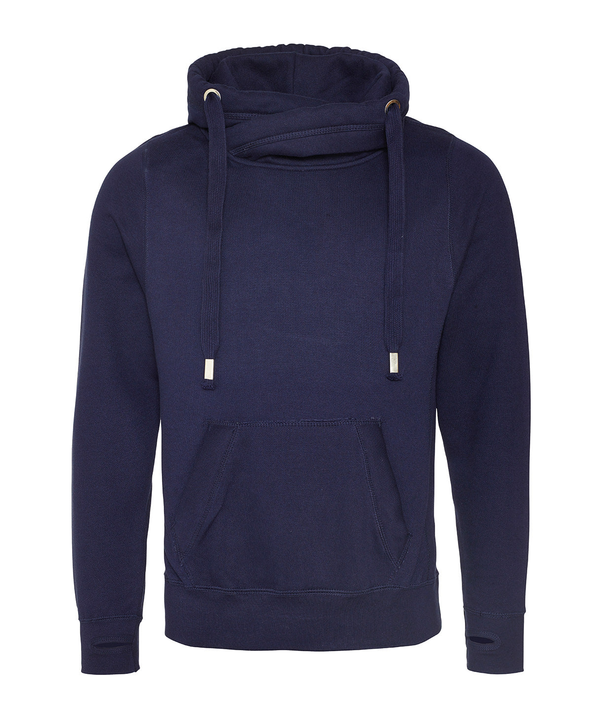 Cross neck hoodie