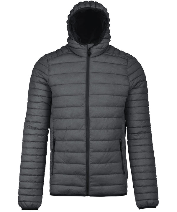 Lightweight hooded padded jacket