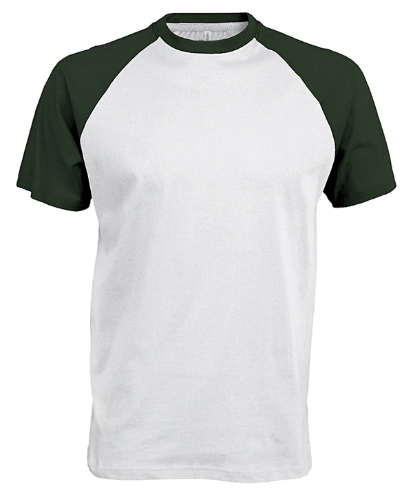 Baseball Short-sleeved two-tone T-shirt