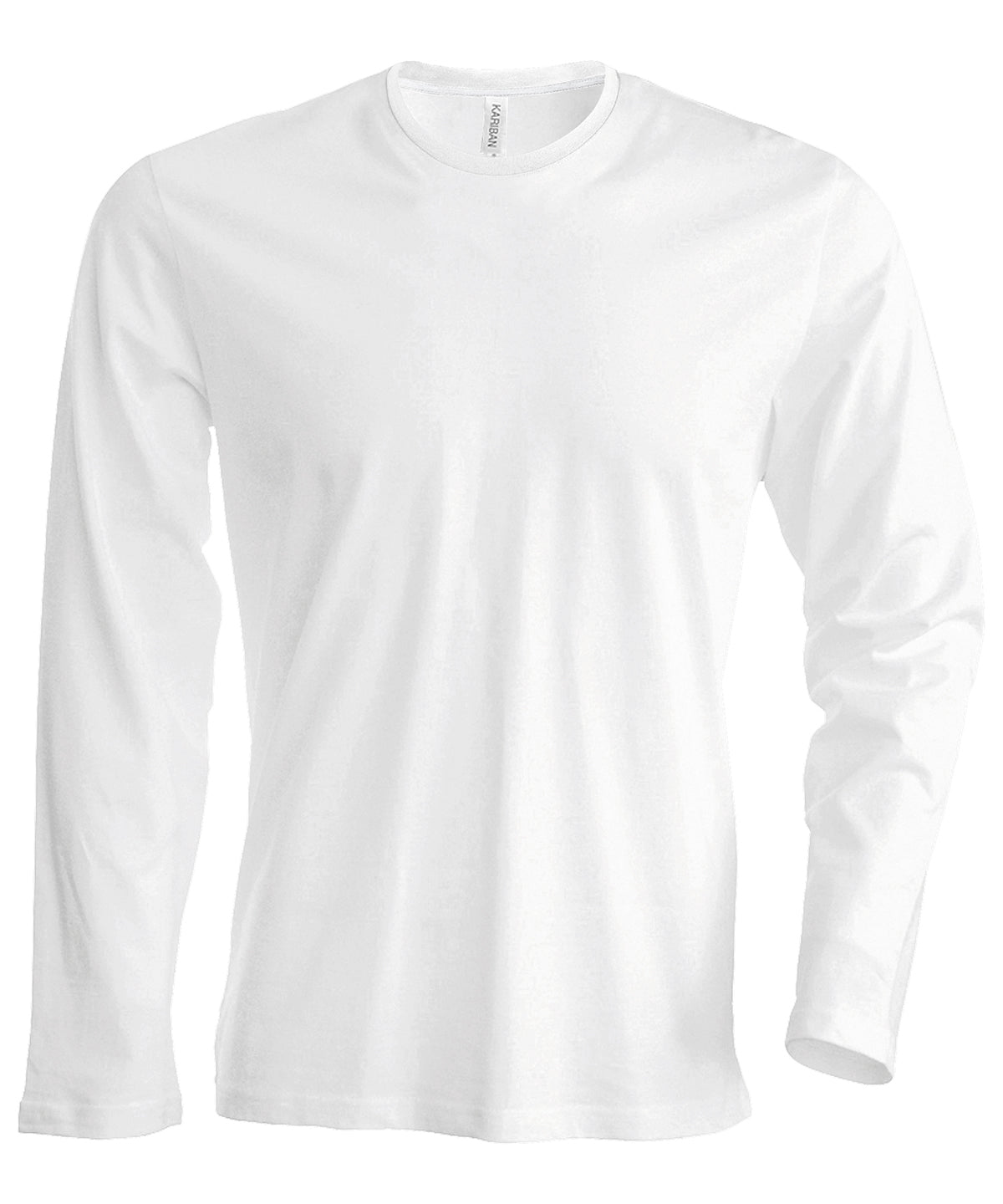 Men's long-sleeved crew neck T-shirt