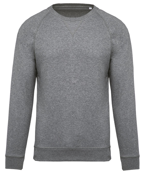 Men's organic cotton crew neck raglan sleeve sweatshirt