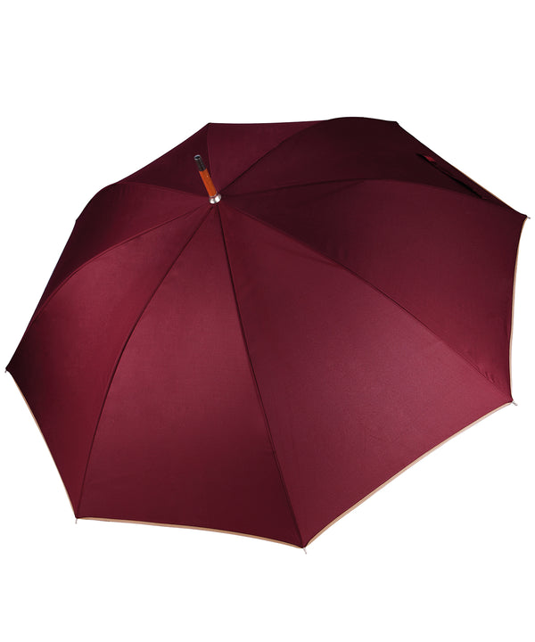 Auto open wooden umbrella