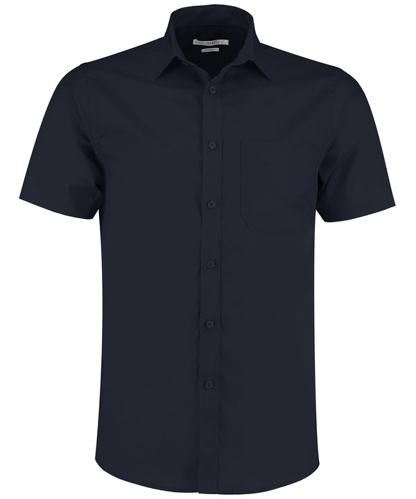 Poplin shirt short-sleeved (tailored fit)