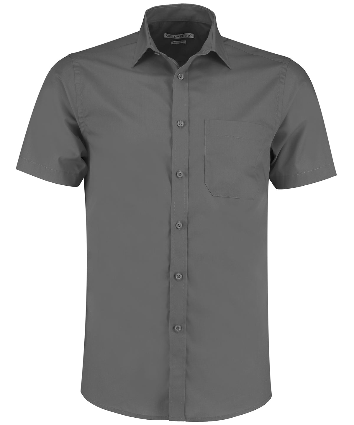 Poplin shirt short-sleeved (tailored fit)