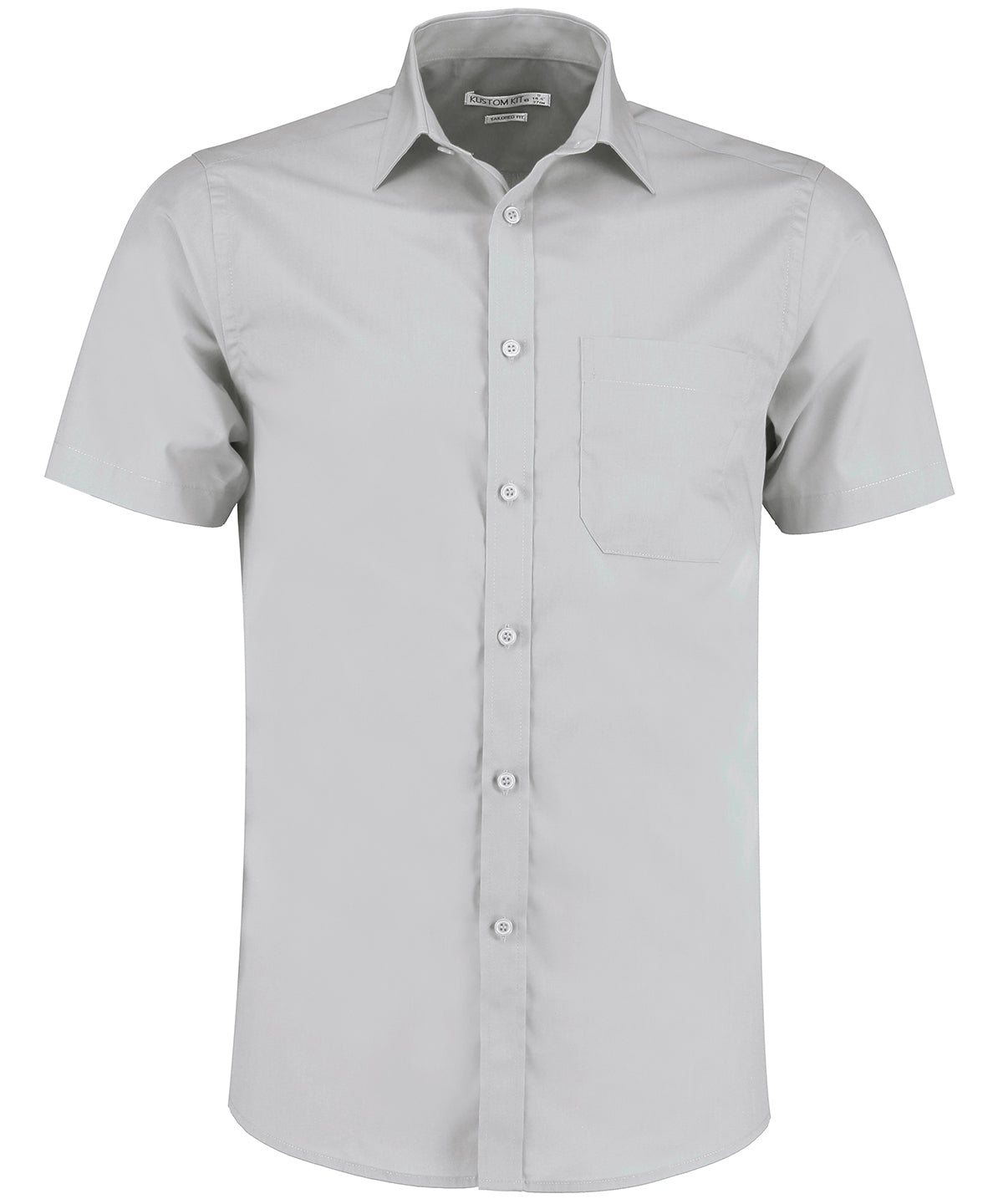 Poplin shirt short-sleeved (tailored fit)