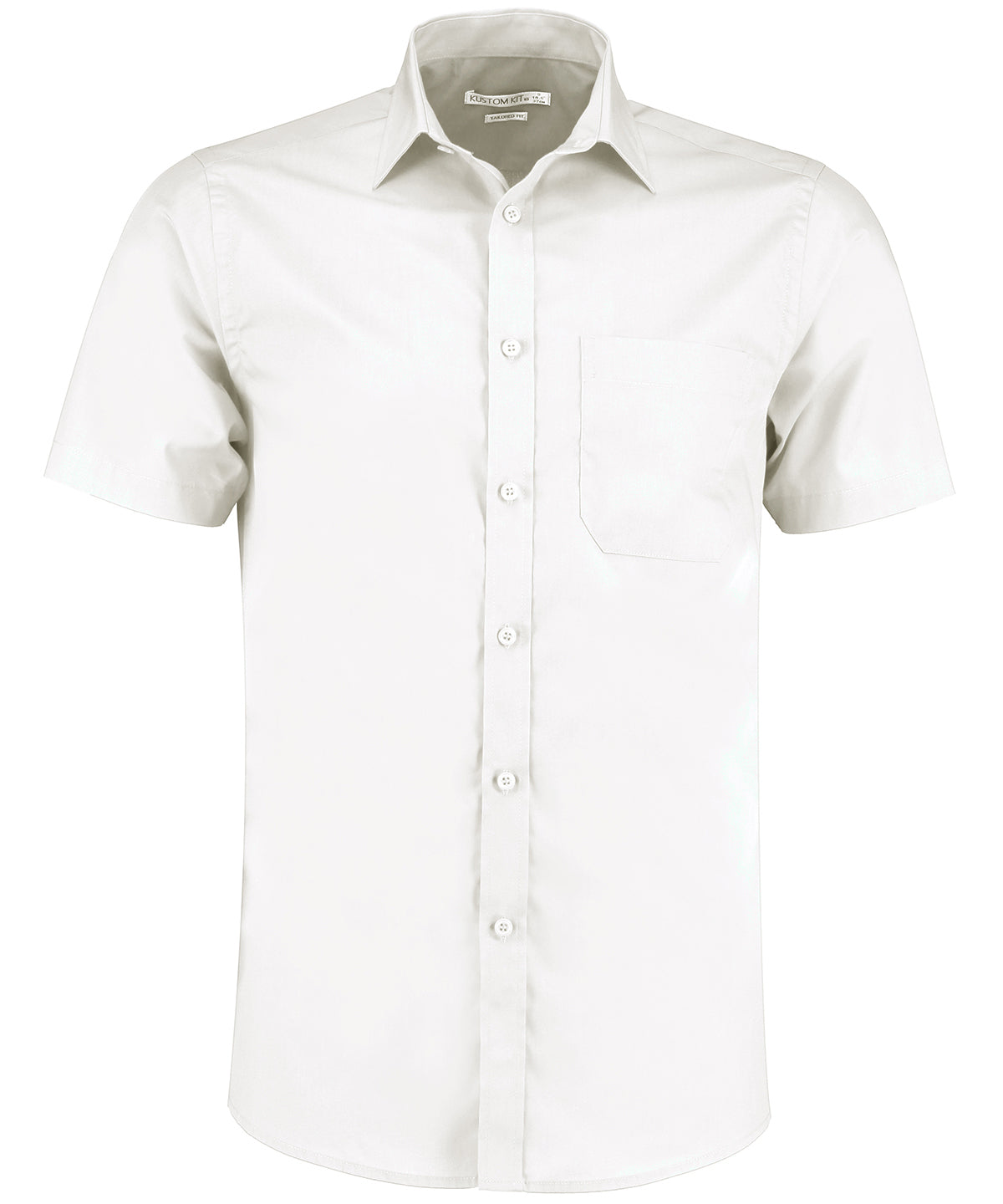 Poplin shirt short-sleeved (tailored fit)