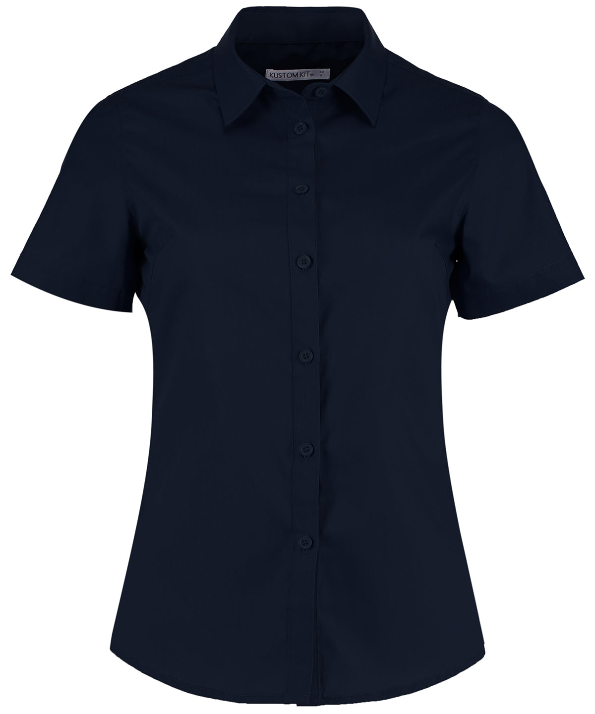 Women's poplin shirt short sleeve