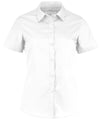 Women's poplin shirt short sleeve