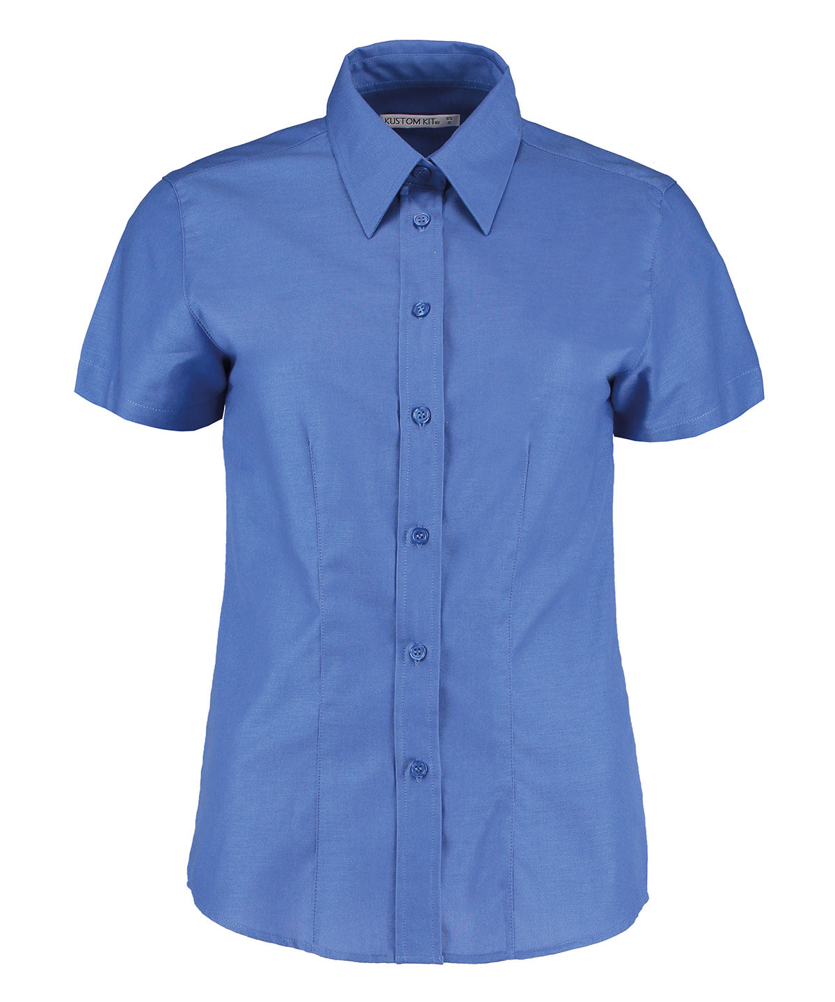 Women's workplace Oxford blouse short-sleeved (tailored fit)